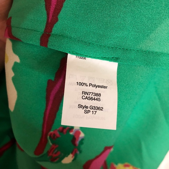 J. Crew floral chiffon blouse - Picture 5 of 8